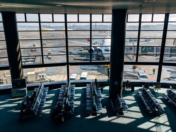 empty airport terminal