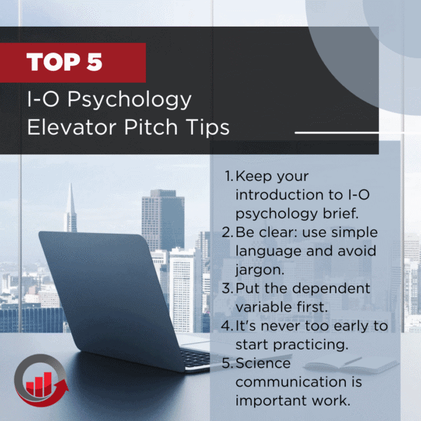 I-O Psychology Elevator Pitch Tips I-O Psychology Elevator Pitch Tips