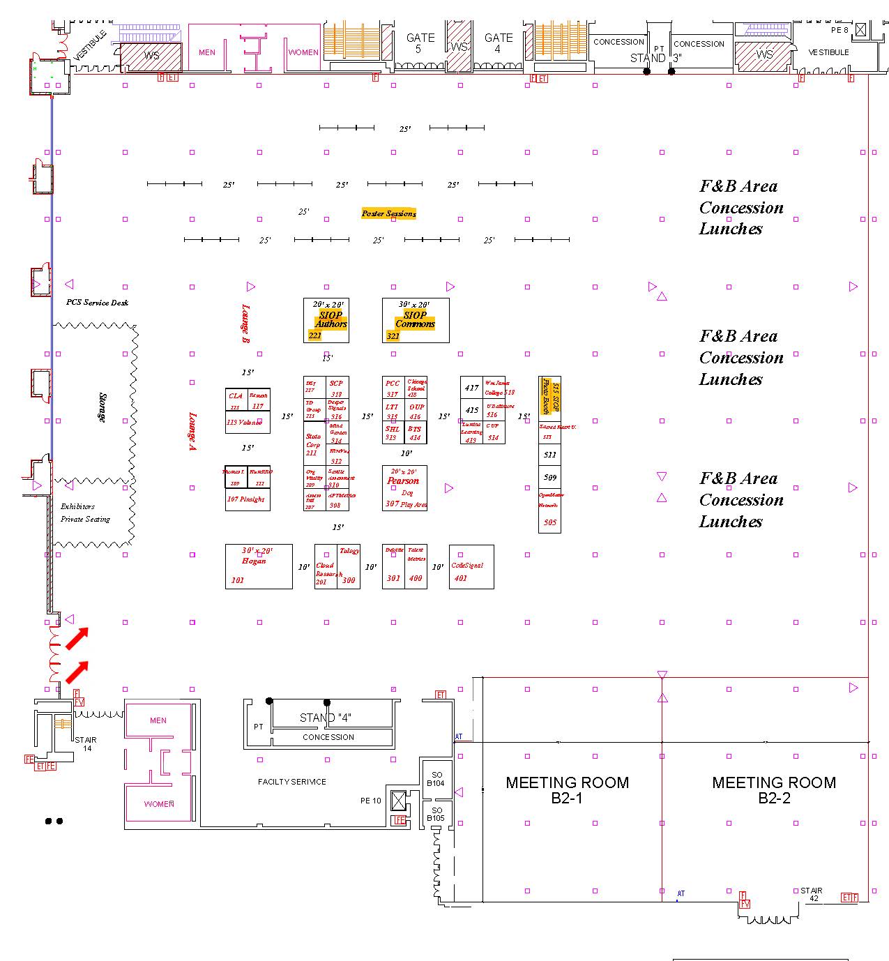 2026 Exhibit Hall Floorplan