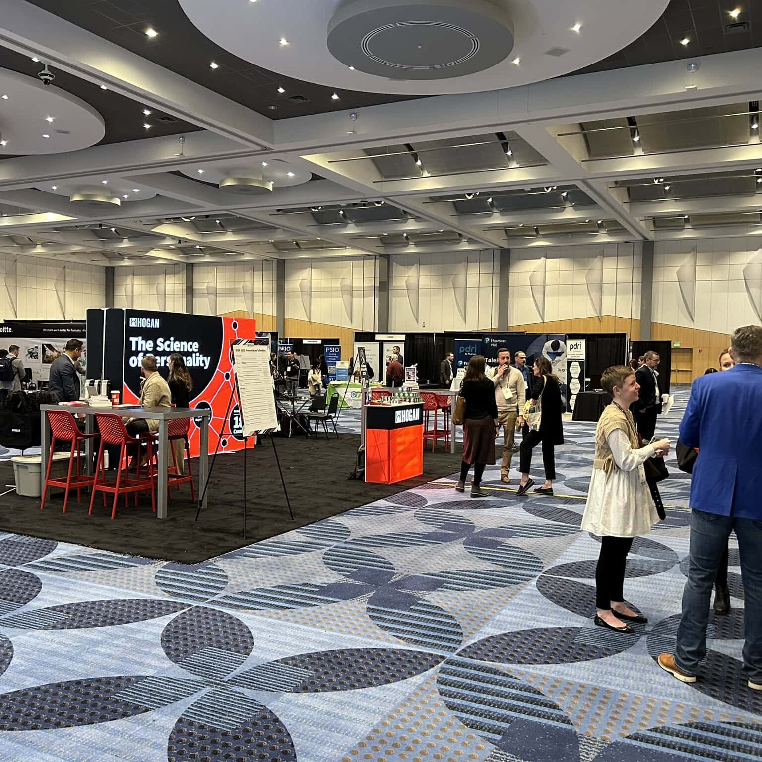 Attendees at the Society for Industrial and Organizational Psychology conference.