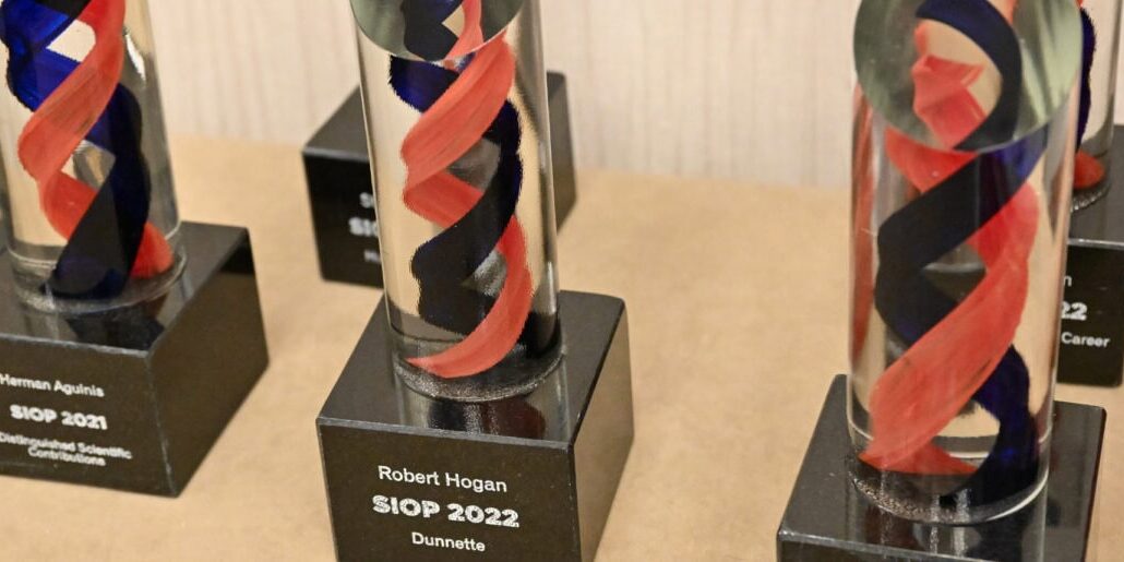 SIOP Foundation crystal recognition award